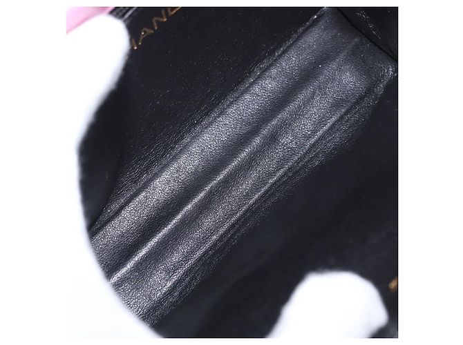 CHANEL Borsa a Spalla Matelassé Catena Camelia Tela Rosa Oro CC Auth 172461V D'oro - vista 10