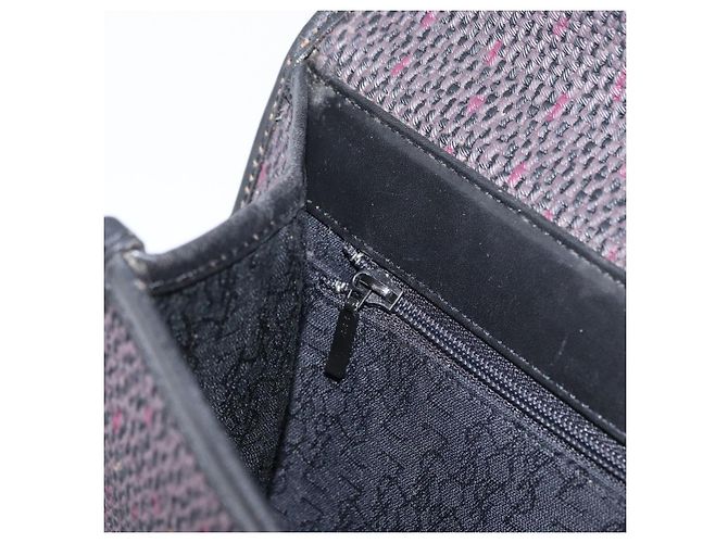 SAINT LAURENT Pochette in PVC Viola Oro Auth 174001 D'oro Porpora - vista 11