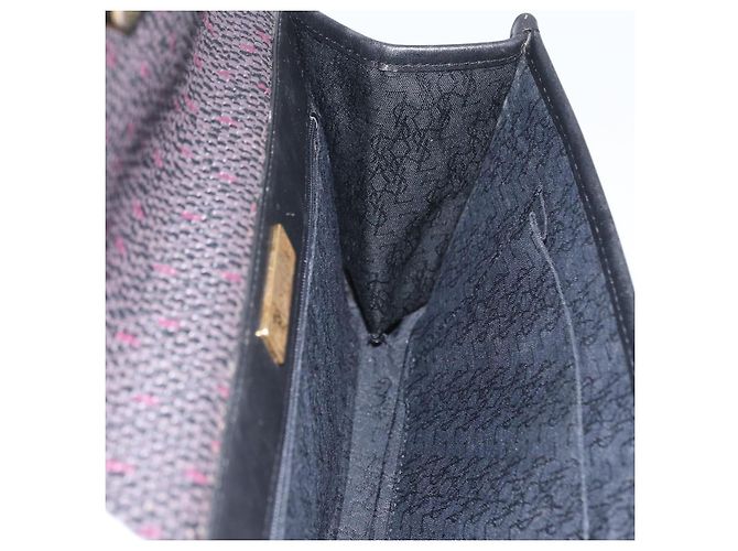 SAINT LAURENT Pochette in PVC Viola Oro Auth 174001 D'oro Porpora - vista 18