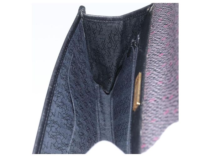 SAINT LAURENT Pochette in PVC Viola Oro Auth 174001 D'oro Porpora - vista 19