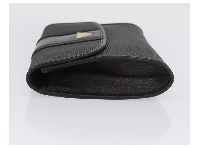 SAINT LAURENT Pochette in PVC Viola Oro Auth 174001 D'oro Porpora - vista 4