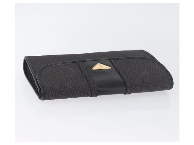 SAINT LAURENT Pochette in PVC Viola Oro Auth 174001 D'oro Porpora - vista 5