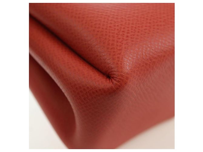 Hermès Pochette Vespa in pelle rossa HERMES Auth 166254M Rosso - vista 16