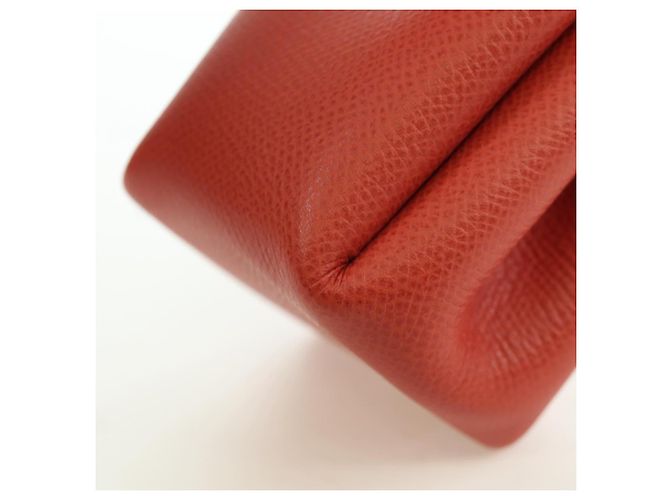 Hermès Pochette Vespa in pelle rossa HERMES Auth 166254M Rosso - vista 17