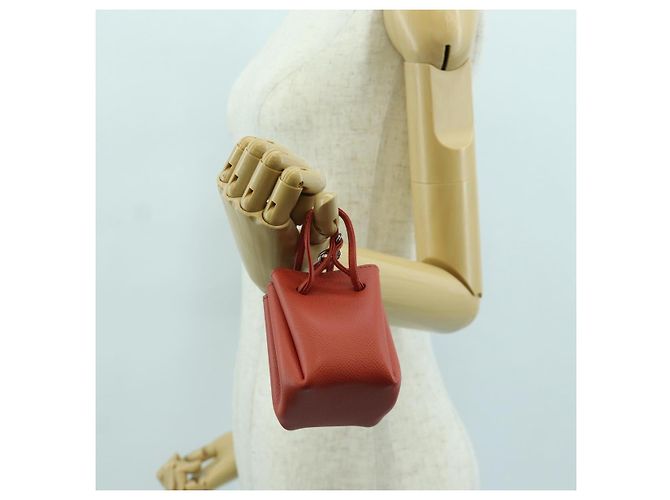Hermès Pochette Vespa in pelle rossa HERMES Auth 166254M Rosso - vista 21