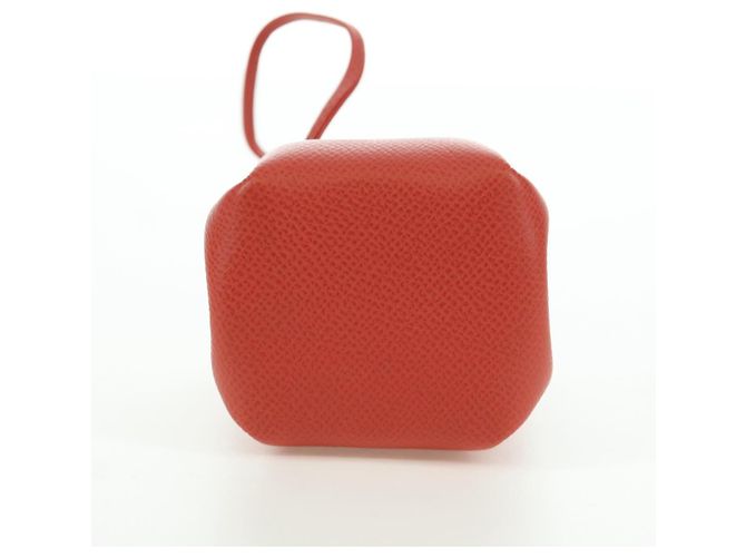 Hermès Pochette Vespa in pelle rossa HERMES Auth 166254M Rosso - vista 5