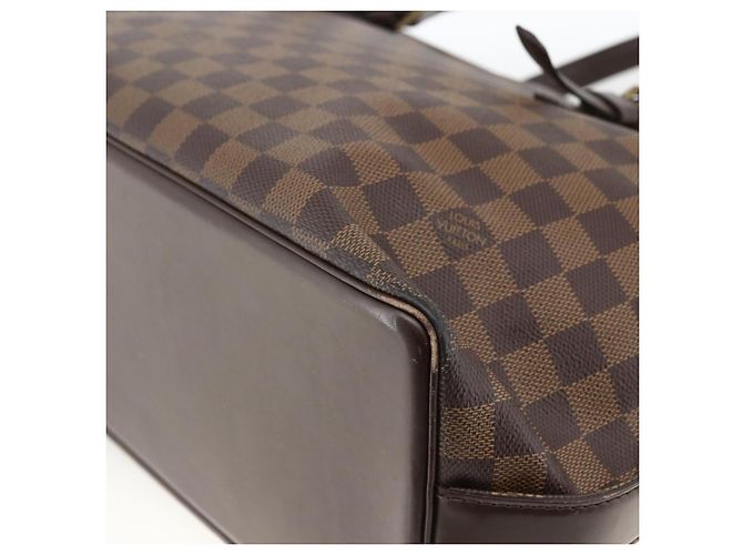 LOUIS VUITTON Borsa Tote Chelsea Damier Ebene N51119 LV Auth BA11203 - vista 15