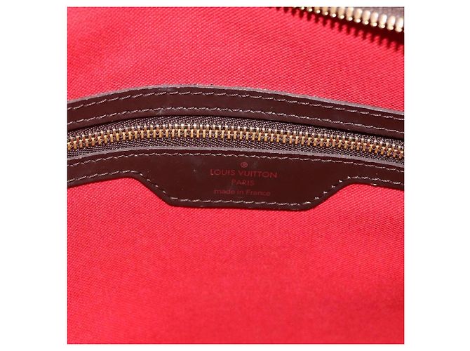 LOUIS VUITTON Borsa Tote Chelsea Damier Ebene N51119 LV Auth BA11203 - vista 18