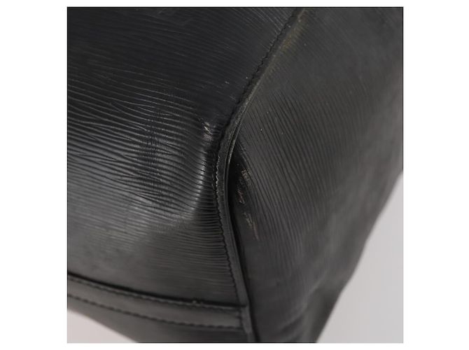 LOUIS VUITTON Epi Keepall 50 Borsa Boston Nera M42962 LV Auth 169987 Nero - vista 15