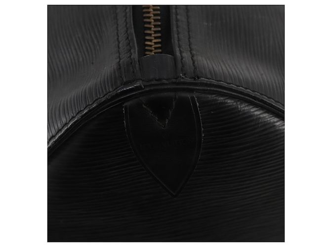 LOUIS VUITTON Epi Keepall 50 Borsa Boston Nera M42962 LV Auth 169987 Nero - vista 18