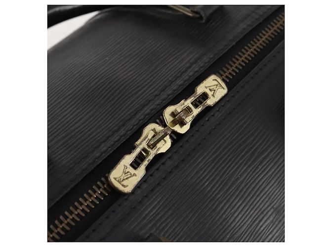 LOUIS VUITTON Epi Keepall 50 Borsa Boston Nera M42962 LV Auth 169987 Nero - vista 20
