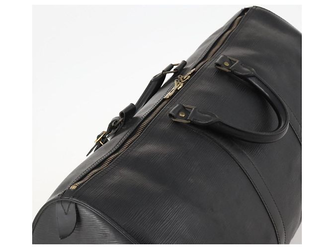 LOUIS VUITTON Epi Keepall 50 Borsa Boston Nera M42962 LV Auth 169987 Nero - vista 6