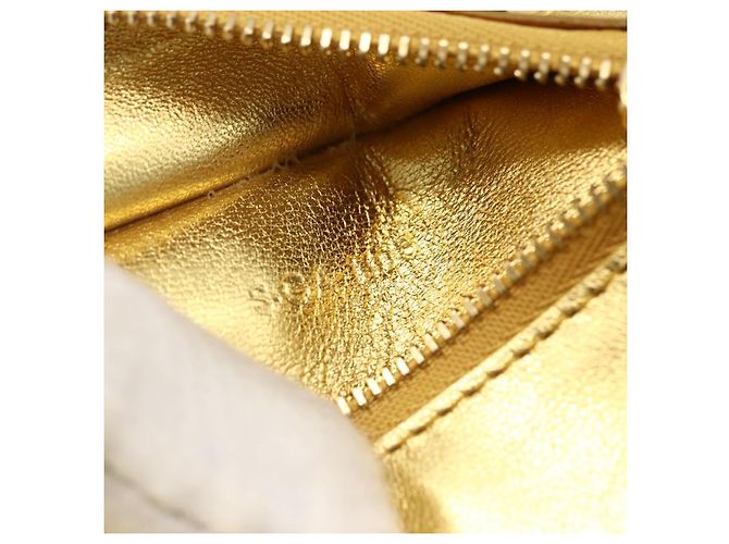 Céline Borsa Tote in Pelle Dorata Autentica 173800 D'oro - vista 12