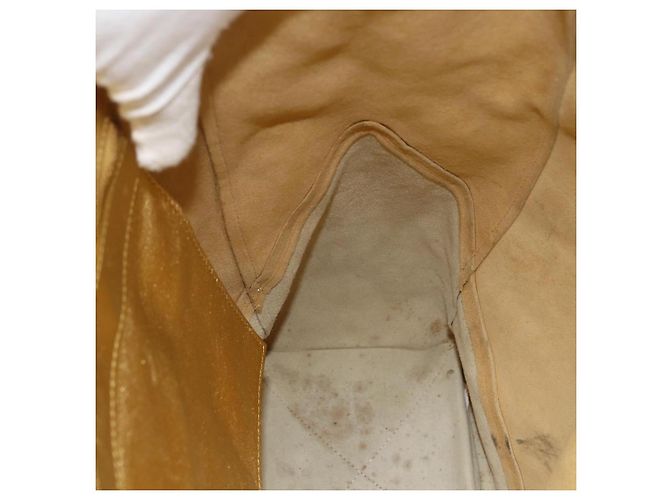 Céline Borsa Tote in Pelle Dorata Autentica 173800 D'oro - vista 19