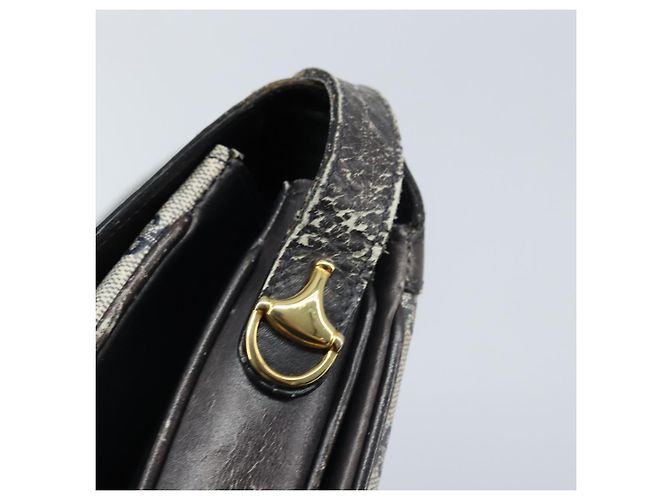 Gucci Bolsa de Ombro GG Supreme PVC Azul Marinho Dourado 001 16 4084 Auth 166222 - vista 10
