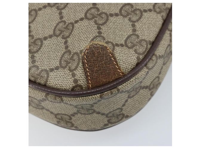 Borsa Sherry Line GG Supreme Web di GUCCI in PVC Beige e Oro 89 02 066 Auth 173850 D'oro - vista 15