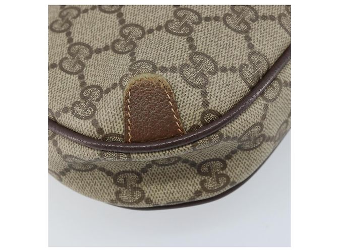 Borsa Sherry Line GG Supreme Web di GUCCI in PVC Beige e Oro 89 02 066 Auth 173850 D'oro - vista 16