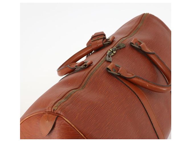 LOUIS VUITTON Epi Keepall 50 Borsa Boston Marrone M42968 LV Auth 169690 - vista 6