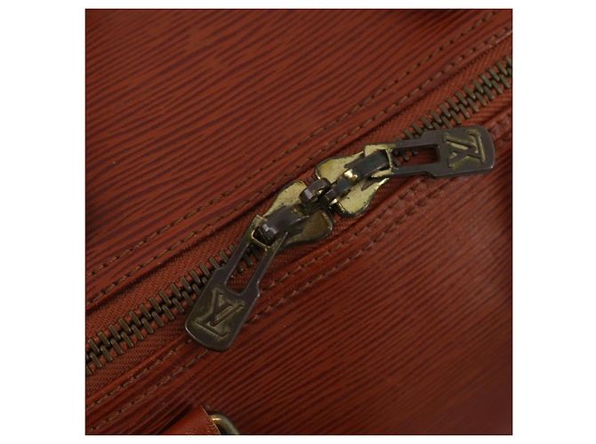 LOUIS VUITTON Epi Keepall 50 Borsa Boston Marrone M42968 LV Auth 169690 - vista 9