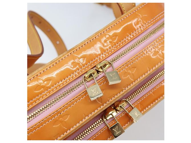 LOUIS VUITTON Vernis Marley Backpack Marshmallow Pink M91039 LV Auth BA11055 - view 17
