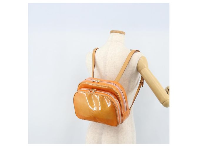 LOUIS VUITTON Vernis Marley Backpack Marshmallow Pink M91039 LV Auth BA11055 - view 22
