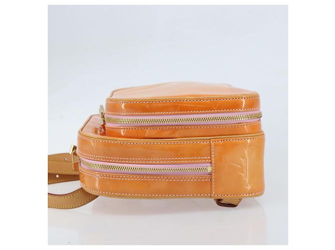LOUIS VUITTON Vernis Marley Backpack Marshmallow Pink M91039 LV Auth BA11055 - view 4