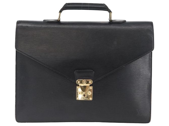 LOUIS VUITTON Cartella Consulente Epi Nera M54422 LV Auth 172775 Nero - vista 13