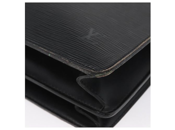 LOUIS VUITTON Cartella Consulente Epi Nera M54422 LV Auth 172775 Nero - vista 16