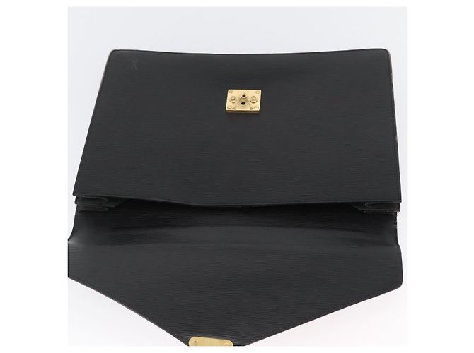 LOUIS VUITTON Cartella Consulente Epi Nera M54422 LV Auth 172775 Nero - vista 19