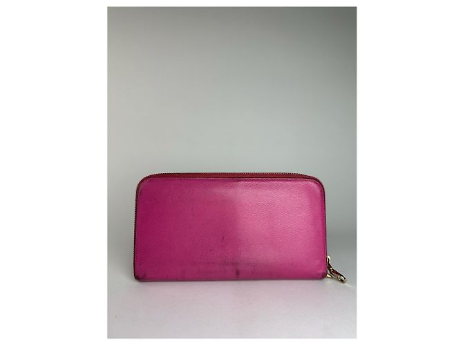 Vintage Loewe Madrid Leather Wallet Pink Purple - view 2