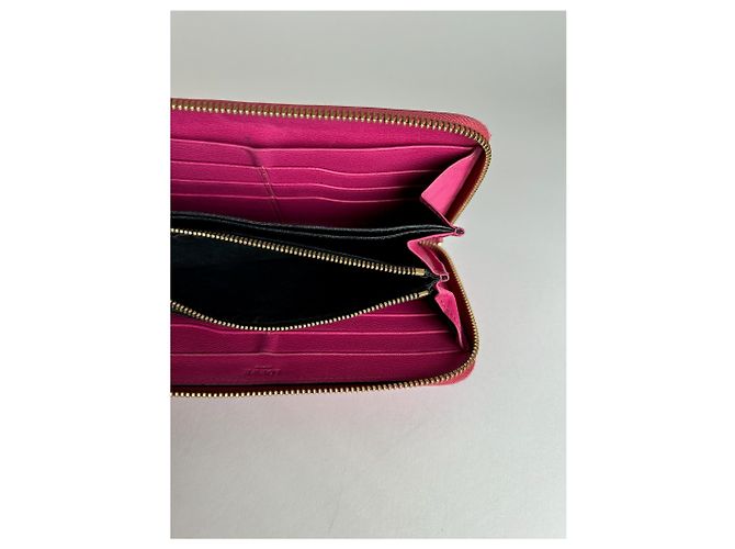 Vintage Loewe Madrid Leather Wallet Pink Purple - view 3
