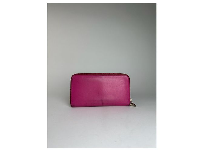 Vintage Loewe Madrid Leather Wallet Pink Purple - view 7