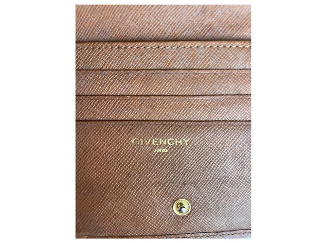 Vintage Givenchy Leather Wallet Brown - view 4