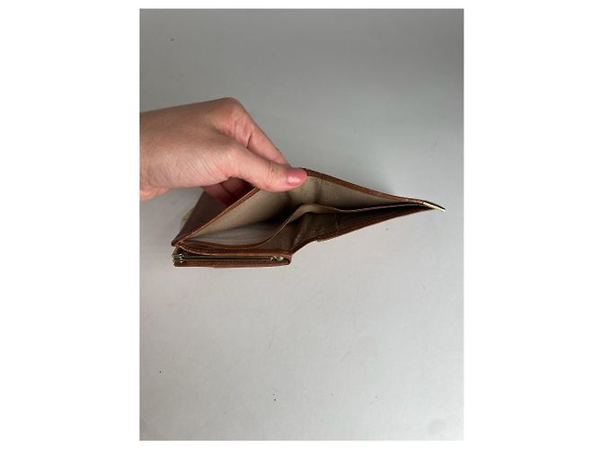 Vintage Givenchy Leather Wallet Brown - view 7