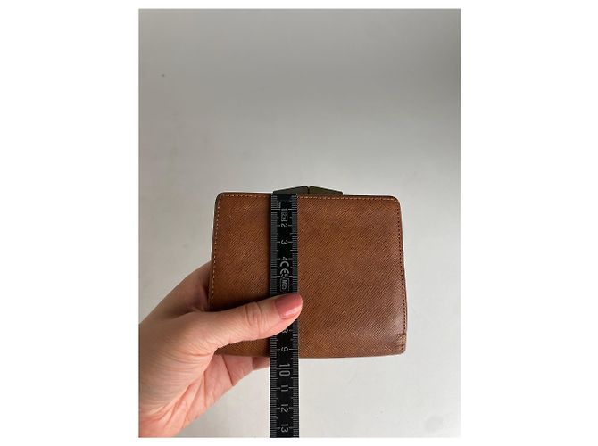 Vintage Givenchy Leather Wallet Brown - view 9