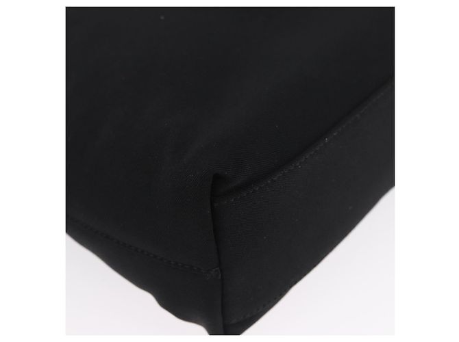 Borsa a Spalla Chain Vala in Nylon Nero Salvatore Ferragamo Auth BA10885 - vista 14