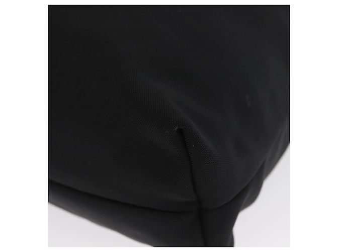 Gucci Borsa Tote in Nylon Nera Argento Auth 173861 Nero - vista 16