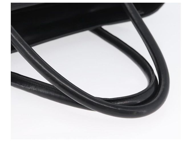 Gucci Borsa Tote in Nylon Nera Argento Auth 173861 Nero - vista 7