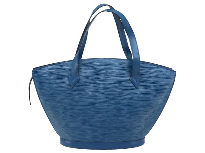 LOUIS VUITTON Borsa a Spalla Epi Saint Jacques Blu M52275 LV Auth ep13657 - vista 2