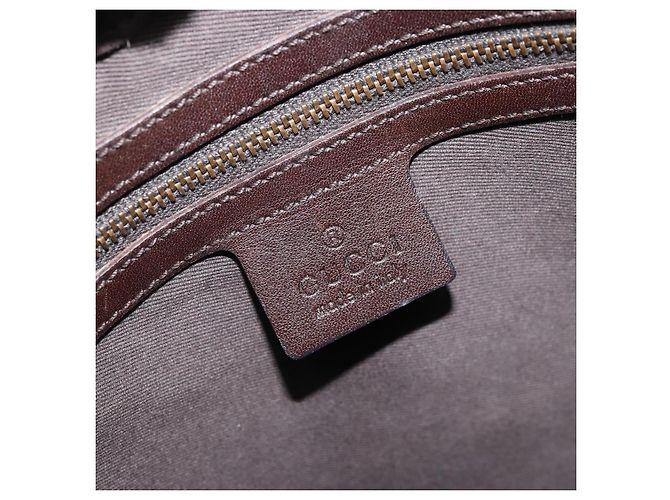 Borsa a Spalla GG Canvas Gucci Beige Oro 109106 Auth 173911 D'oro - vista 17