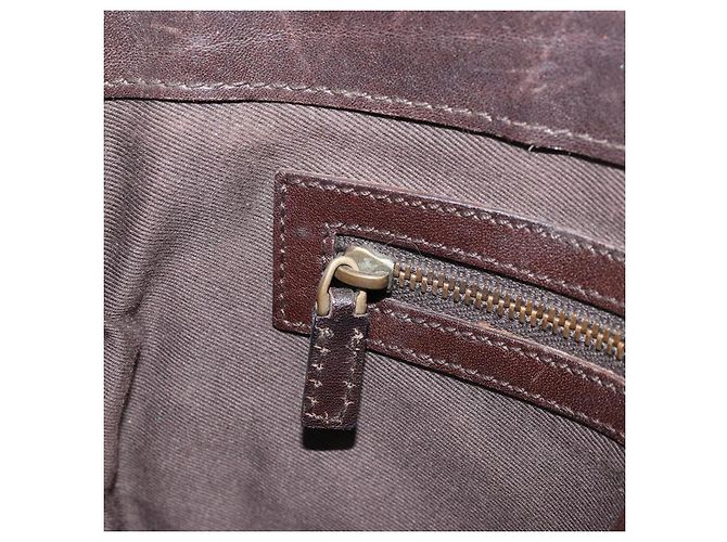Borsa a Spalla GG Canvas Gucci Beige Oro 109106 Auth 173911 D'oro - vista 20