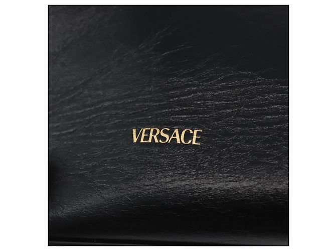 Bottega Veneta Borsa Tote in Pelle con Catena Nera Oro Auth BA10943 Nero D'oro - vista 17