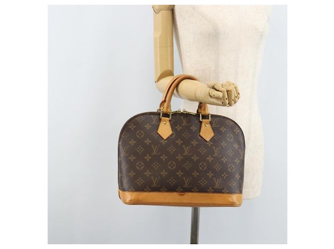 LOUIS VUITTON Borsa a Mano Monogram Alma M51130 LV Auth ka2922 Monogramma - vista 22