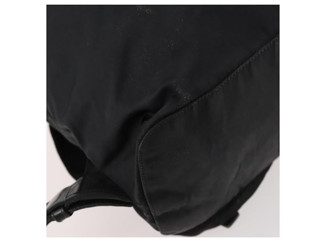 PRADA Backpack Nylon Black Silver Auth 171645 Silvery - view 19