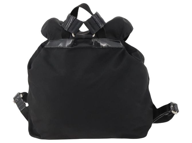 PRADA Backpack Nylon Black Silver Auth 171645 Silvery - view 2