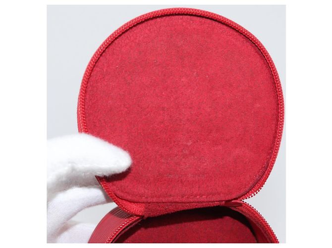 LOUIS VUITTON Epi Ecrin Bijoux 10 Boîte à Bijoux Rouge M48217 LV Auth LNZ467 - vue 10