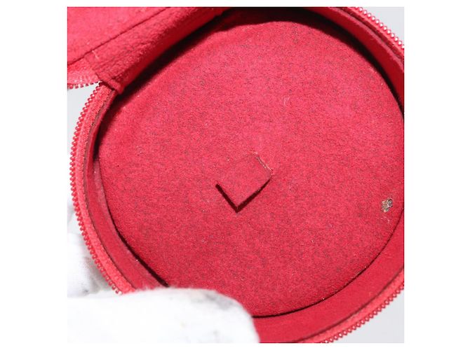 LOUIS VUITTON Epi Ecrin Bijoux 10 Boîte à Bijoux Rouge M48217 LV Auth LNZ467 - vue 11