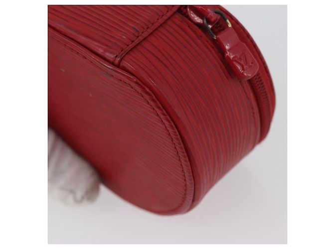 LOUIS VUITTON Epi Ecrin Bijoux 10 Boîte à Bijoux Rouge M48217 LV Auth LNZ467 - vue 16