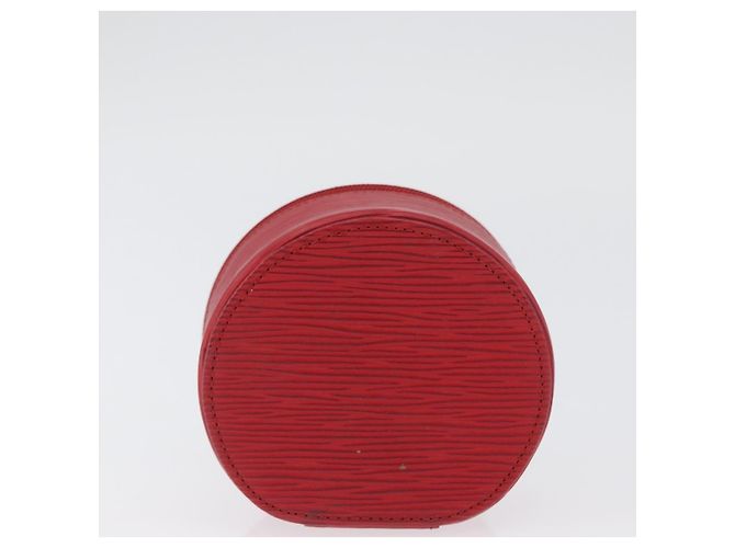 LOUIS VUITTON Epi Ecrin Bijoux 10 Boîte à Bijoux Rouge M48217 LV Auth LNZ467 - vue 6