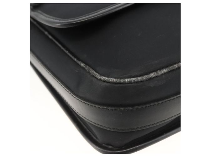 Borsa a Spalla BURBERRY Nylon Nero Argento Autentica 173971 - vista 14